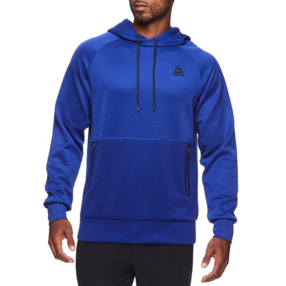 NWT Reebok Men's Active Mesh Pullover Hoodie
